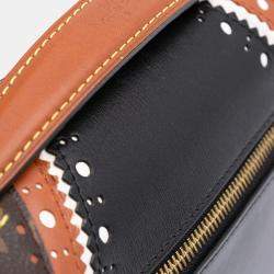 Louis Vuitton Black/Brown Monogram Brogue Pochette Metis
