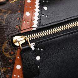 Louis Vuitton Black/Brown Monogram Brogue Pochette Metis