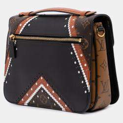Louis Vuitton Black/Brown Monogram Brogue Pochette Metis