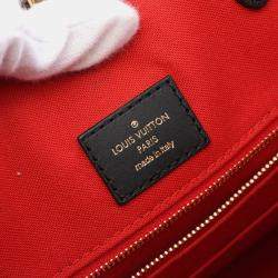 Pre Owned Louis Vuitton OnTheGo MM Brown/Beige Monogram Giant Canvas Tote Bag