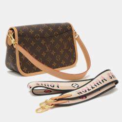 Pre Owned Louis Vuitton Diane PM Brown Monogram Canvas Shoulder Bag