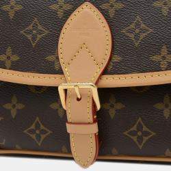 Pre Owned Louis Vuitton Diane PM Brown Monogram Canvas Shoulder Bag