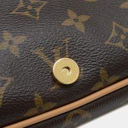 Pre Owned Louis Vuitton Diane PM Brown Monogram Canvas Shoulder Bag