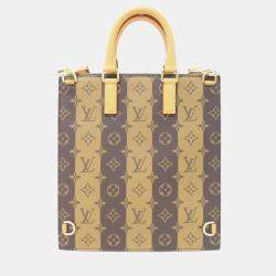 Louis Vuitton Monogram Stripe (Lv Squared) Sac Plat Messenger Handbag