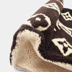 Louis Vuitton On The Go Gm Tote Bag Leather Shearling Monogram Teddy Brown Beige