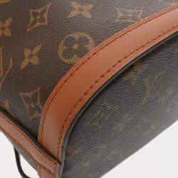 Louis Vuitton Monogram Reverse Dauphine Backpack Brown Canvas Backpack