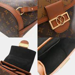 Louis Vuitton Monogram Reverse Dauphine Backpack Brown Canvas Backpack