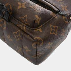 Louis Vuitton Monogram Palm Springs Mini Brown Canvas Backpack