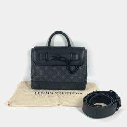 Louis Vuitton Steamer PM Black Monogram Eclipse Canvas Crossbody Bag