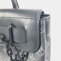 Louis Vuitton Steamer PM Black Monogram Eclipse Canvas Crossbody Bag