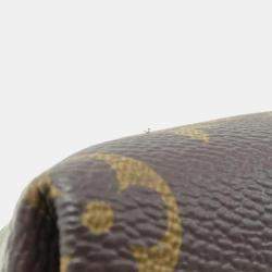 Pre Owned Louis Vuitton Boetie PM Brown Monogram Canvas Handbag