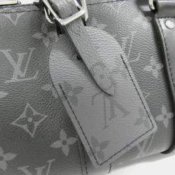Louis Vuitton Monogram Eclipse Reverse Keepall Bandouliere 25 cm Boston Bag