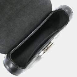 Pre Owned Louis Vuitton Twist PM Black Leather Shoulder Bag