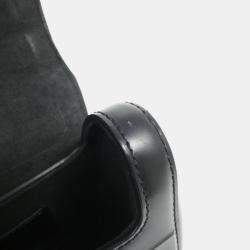 Pre Owned Louis Vuitton Twist PM Black Leather Shoulder Bag