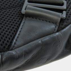 Louis Vuitton Racer Black Monogram Shadow Leather Sling Bag
