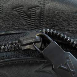 Louis Vuitton Racer Black Monogram Shadow Leather Sling Bag