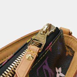 Louis Vuitton Monogram Multicolor Charlene Gm Tote Bag Shoulder Noir Black