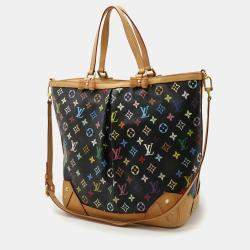 Louis Vuitton Monogram Multicolor Charlene Gm Tote Bag Shoulder Noir Black