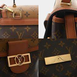Louis Vuitton Monogram Reverse Dauphine Brown Canvas Backpack