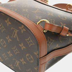 Louis Vuitton Monogram Reverse Dauphine Brown Canvas Backpack