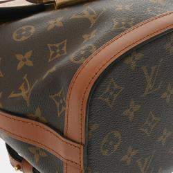 Louis Vuitton Monogram Reverse Dauphine Brown Canvas Backpack