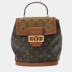 Louis Vuitton Monogram Reverse Dauphine Brown Canvas Backpack