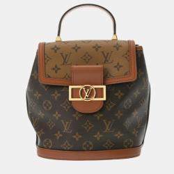 Louis Vuitton Monogram Reverse Dauphine Brown Canvas Backpack