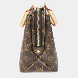 Louis Vuitton Monogram Petit Palais Pm Bag Tote Shoulder Handbag Canvas Brown