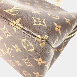 Louis Vuitton Monogram Petit Palais Pm Bag Tote Shoulder Handbag Canvas Brown