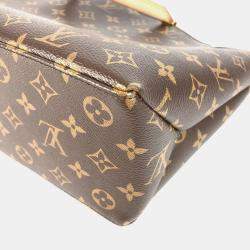 Louis Vuitton Monogram Petit Palais Pm Bag Tote Shoulder Handbag Canvas Brown