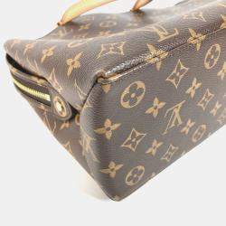 Louis Vuitton Monogram Petit Palais Pm Bag Tote Shoulder Handbag Canvas Brown