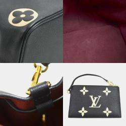 Louis Vuitton Handbag Shoulder Bag Bicolor Monogram Empreinte Neonoe Mm Black X Beige