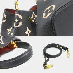 Louis Vuitton Handbag Shoulder Bag Bicolor Monogram Empreinte Neonoe Mm Black X Beige
