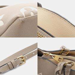 Louis Vuitton Petit Palais PM Tourterelle Monogram Empreinte Leather Handbag