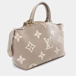 Louis Vuitton Petit Palais PM Tourterelle Monogram Empreinte Leather Handbag