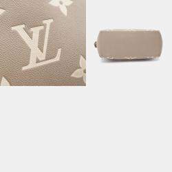 Louis Vuitton Petit Palais PM Tourterelle Monogram Empreinte Leather Handbag