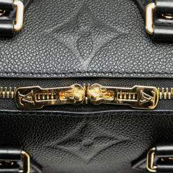 Louis Vuitton Monogram Empreinte Speedy Bandouliere 20 Handbag Noir Black Leather