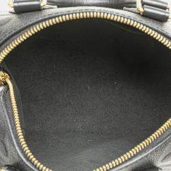 Louis Vuitton Monogram Empreinte Speedy Bandouliere 20 Handbag Noir Black Leather