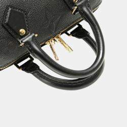Louis Vuitton Monogram Empreinte Speedy Bandouliere 20 Handbag Noir Black Leather