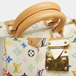 Louis Vuitton Multi Speedy 30 Handbag Blanc
