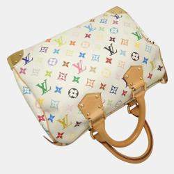Louis Vuitton Multi Speedy 30 Handbag Blanc
