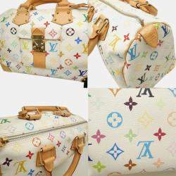 Louis Vuitton Multi Speedy 30 Handbag Blanc