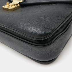 Louis Vuitton Monogram Empreinte Pochette Metis Mm Handbag Clutch Bag Shoulder Noir