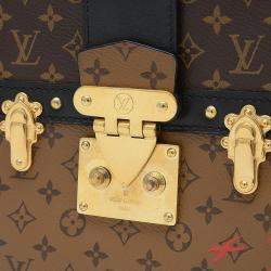 Louis Vuitton Trunk Brown Monogram Reverse Canvas Clutch Bag