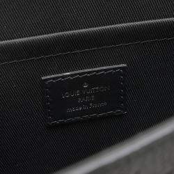 Louis Vuitton Monogram Trunk Messenger Pm Shoulder Bag Black