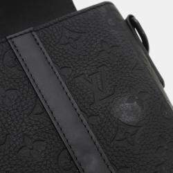 Louis Vuitton Monogram Trunk Messenger Pm Shoulder Bag Black