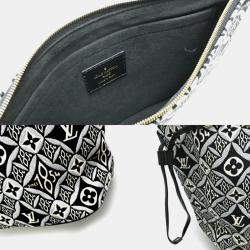 Louis Vuitton Neverfull Mm Tote Bag Monogram Jacquard Noir (Black)