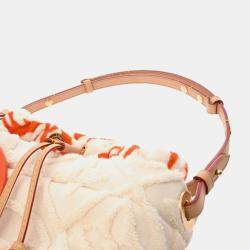 Louis Vuitton Vacation Beige Cotton Bucket Bag