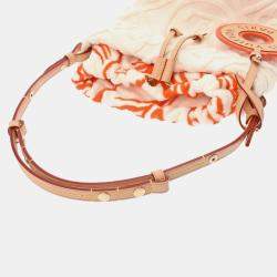 Louis Vuitton Vacation Beige Cotton Bucket Bag