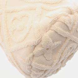 Louis Vuitton Vacation Beige Cotton Bucket Bag